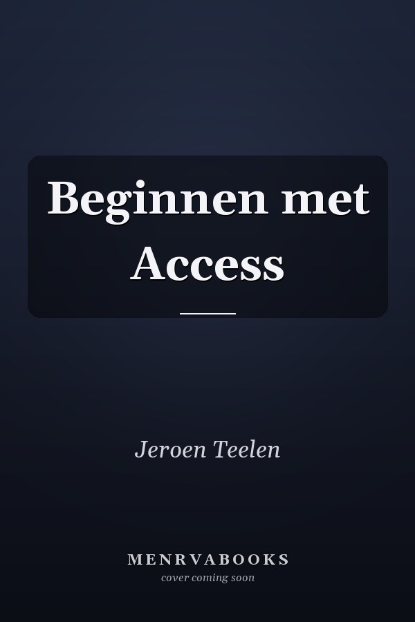Beginnen met Access