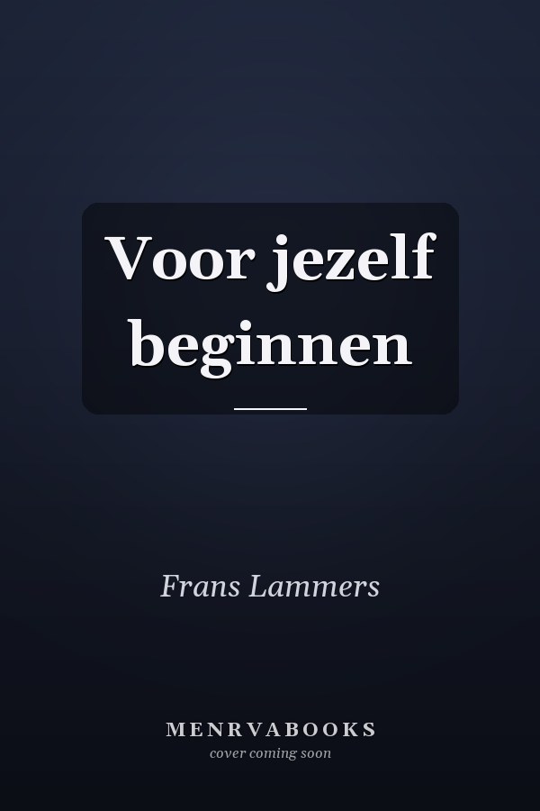 Voor jezelf beginnen