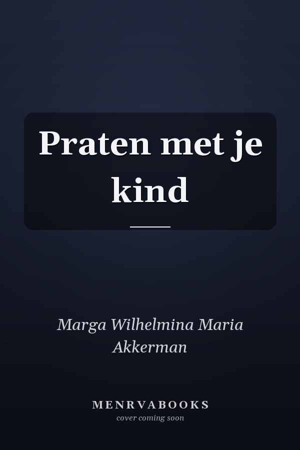 Praten met je kind