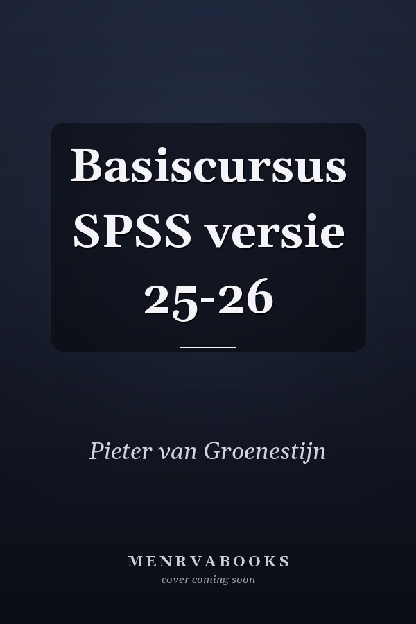 Basiscursus SPSS versie 25-26