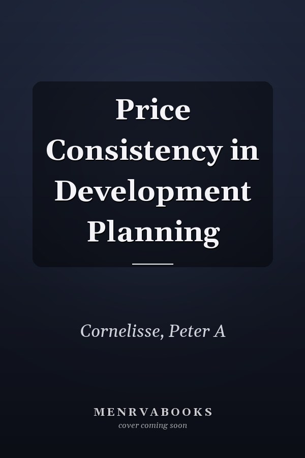 Price Consistency in Development Planning