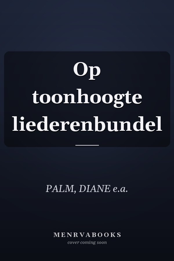 Op toonhoogte liederenbundel