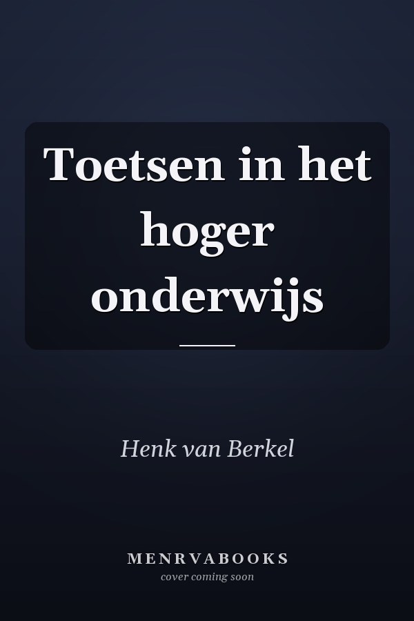 Toetsen in het hoger onderwijs