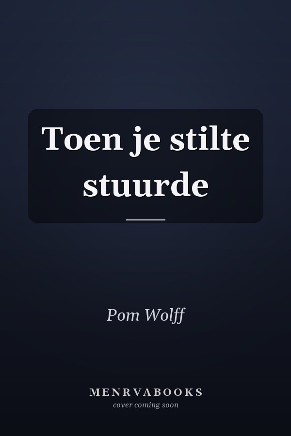 Toen je stilte stuurde