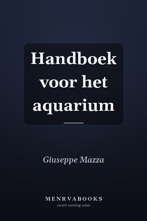Handboek voor het aquarium