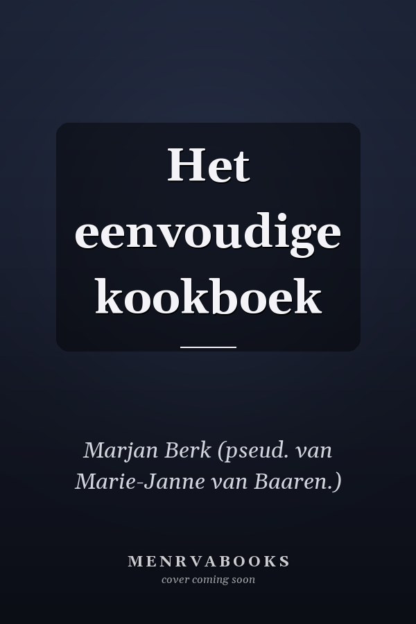 Het eenvoudige kookboek
