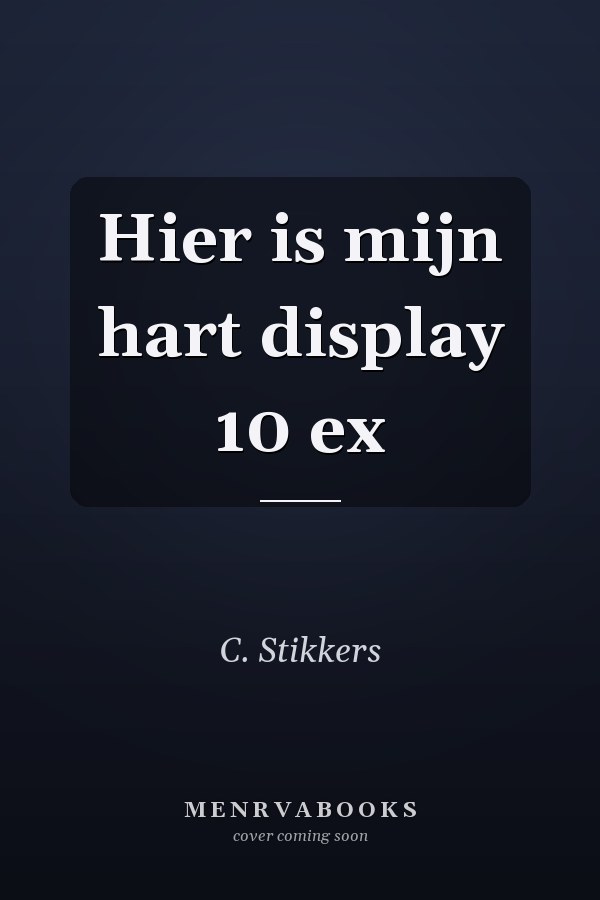 Hier is mijn hart display 10 ex