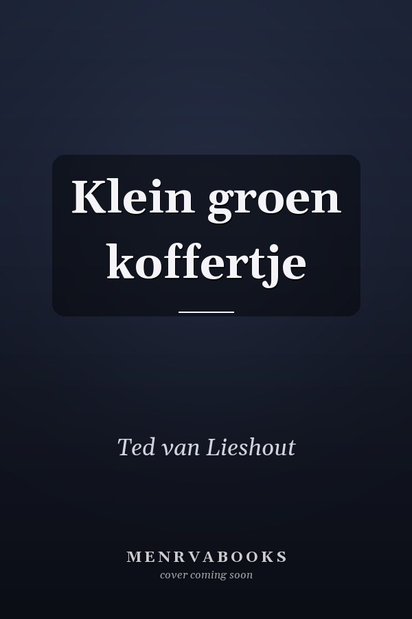 Klein groen koffertje