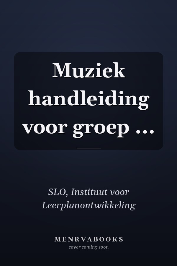 Muziek handleiding voor groep ...