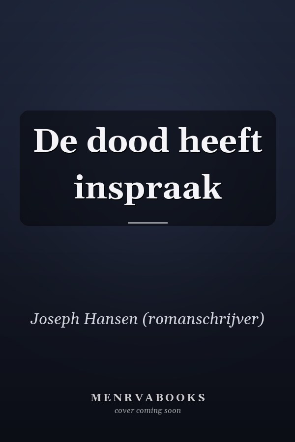 De dood heeft inspraak
