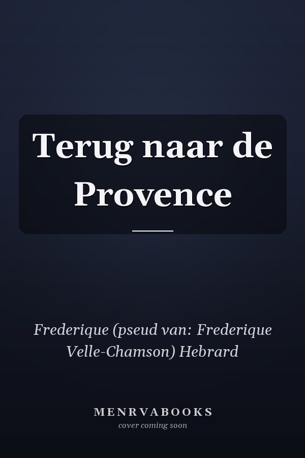 Terug naar de Provence