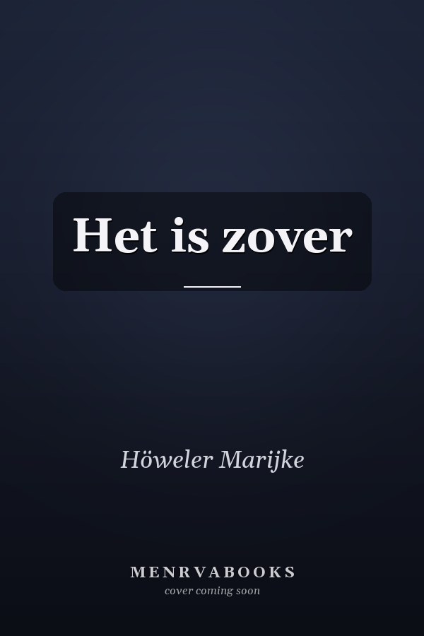 Het is zover