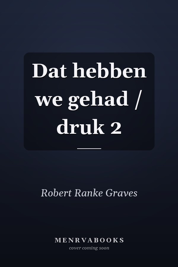 Dat hebben we gehad / druk 2