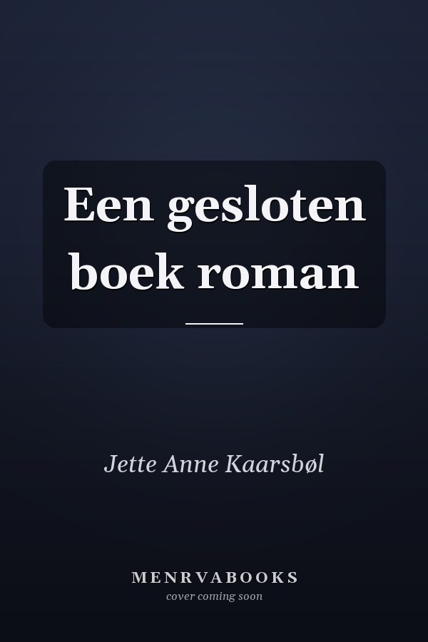 Een gesloten boek roman