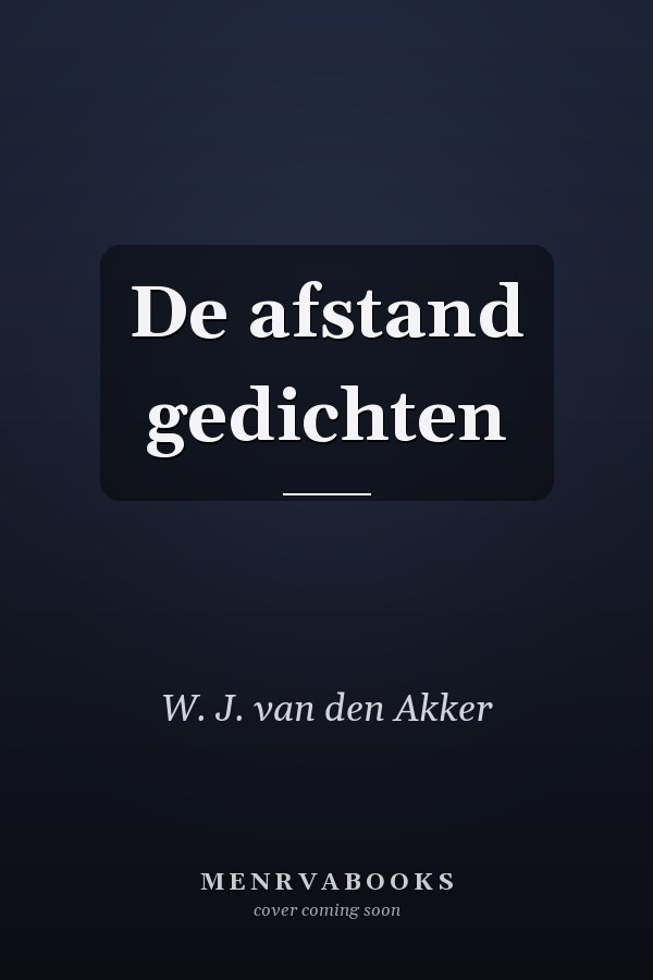 De afstand gedichten