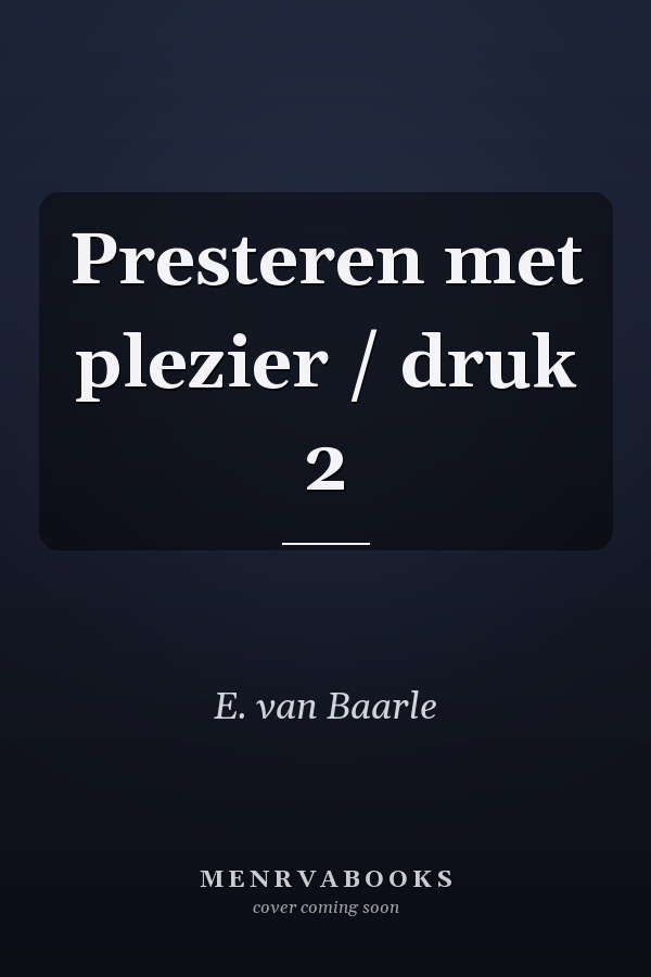Presteren met plezier / druk 2