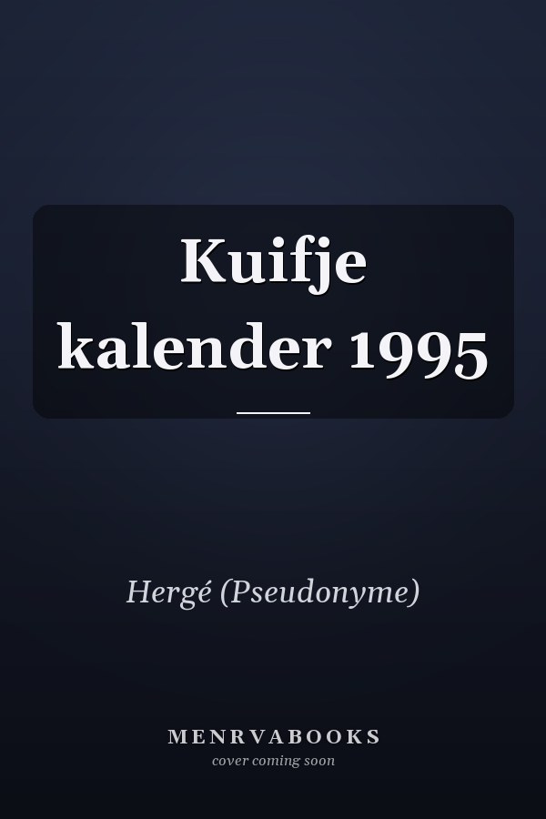 Kuifje kalender 1995