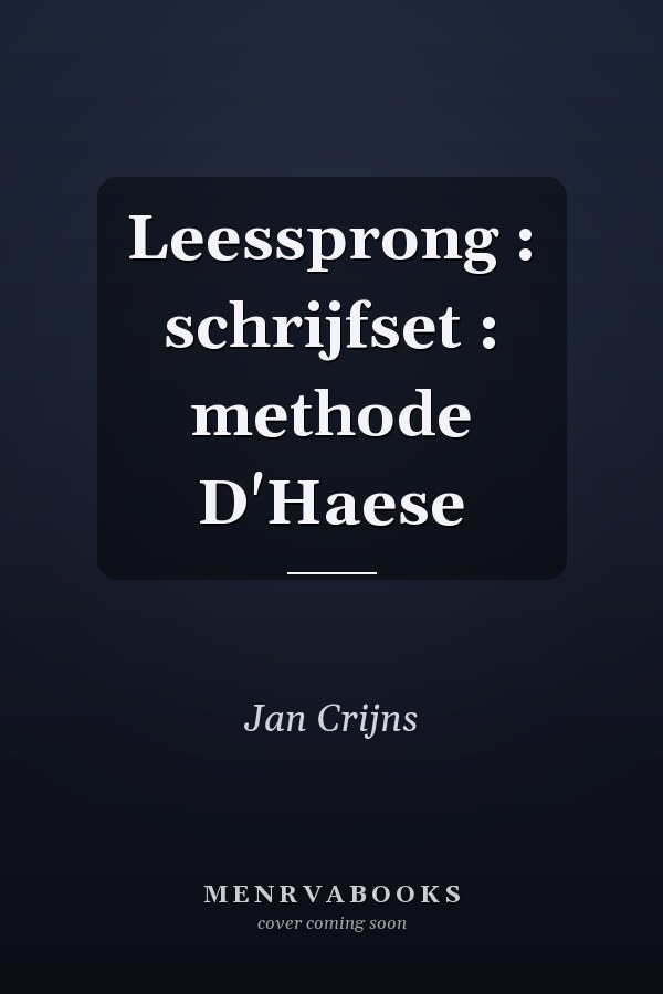 Leessprong : schrijfset : methode D'Haese