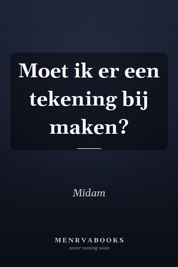 Moet ik er een tekening bij maken?
