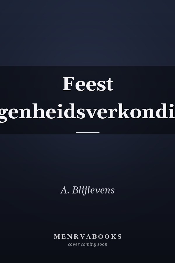 Feest gelegenheidsverkondiging
