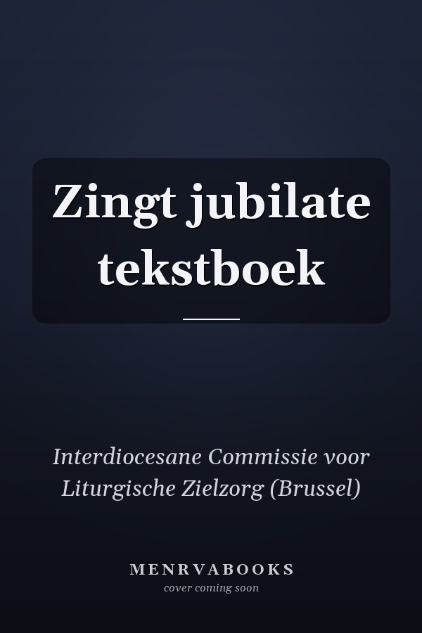 Zingt jubilate tekstboek