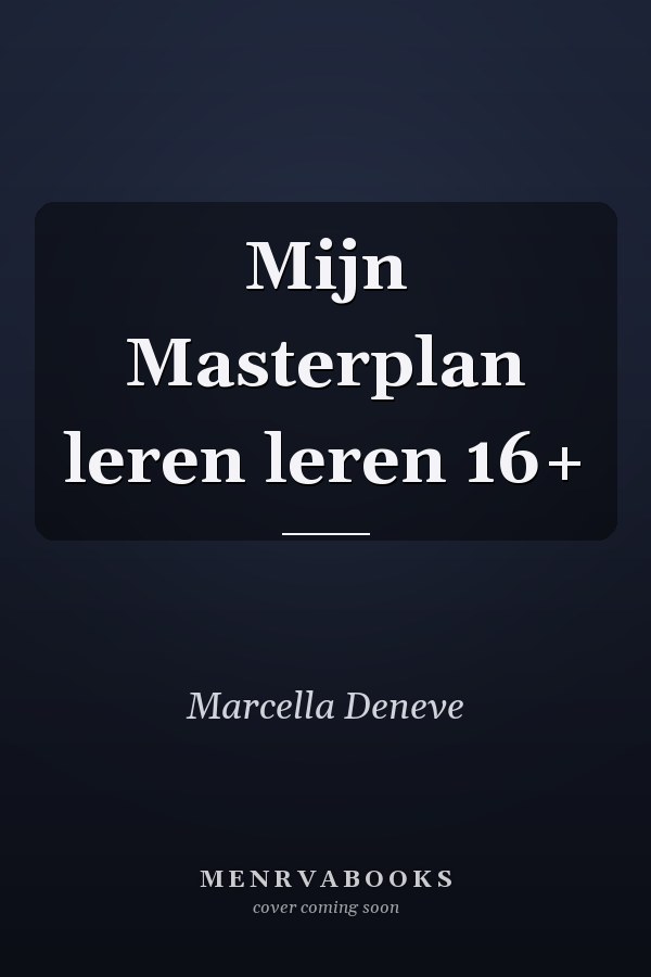 Mijn Masterplan leren leren 16+