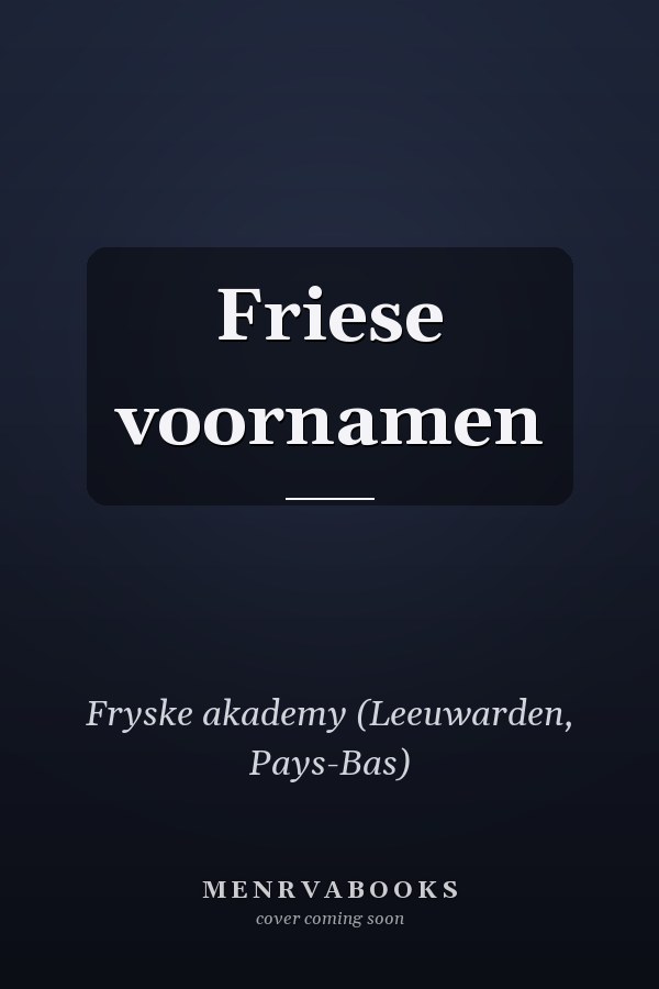 Friese voornamen