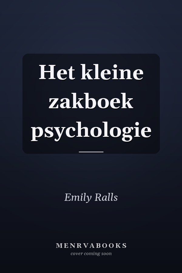 Het kleine zakboek psychologie