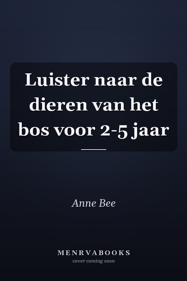 Luister naar de dieren van het bos voor 2-5 jaar