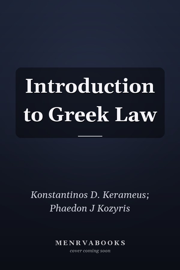 Introduction to Greek Law