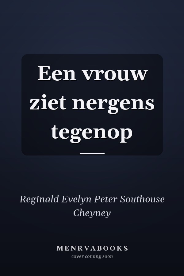 Een vrouw ziet nergens tegenop