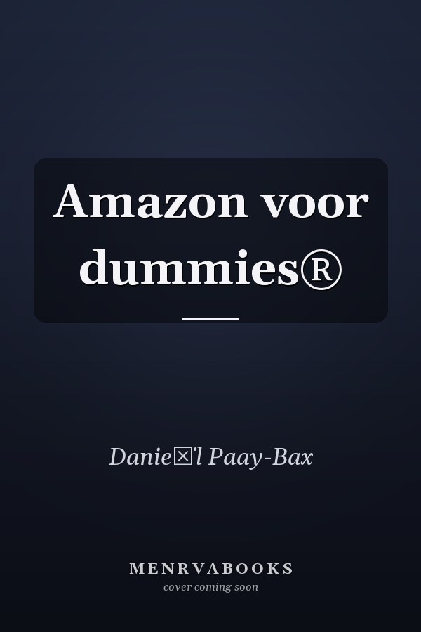 Amazon voor dummies®