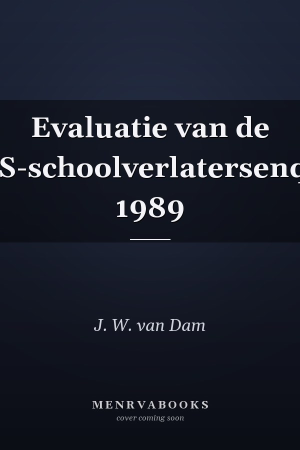 Evaluatie van de RUBS-schoolverlatersenquete 1989