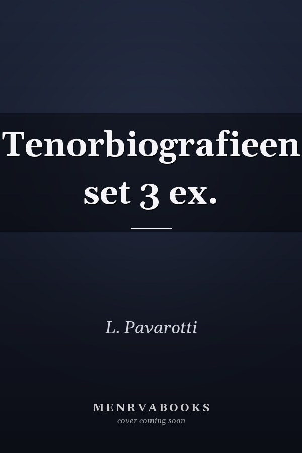 Tenorbiografieen set 3 ex.