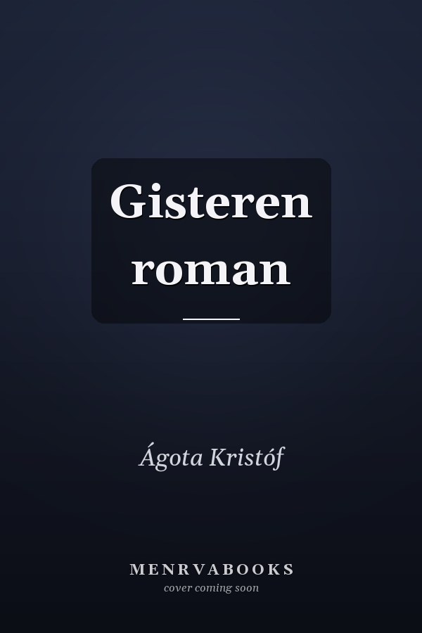 Gisteren roman