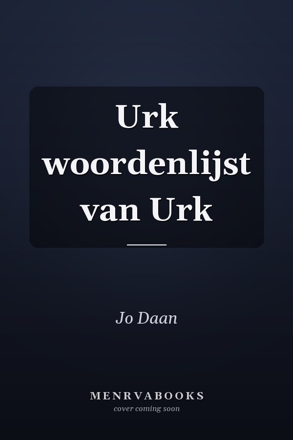 Urk woordenlijst van Urk