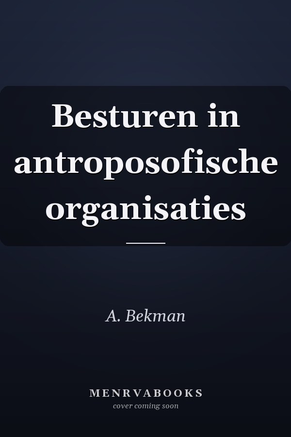 Besturen in antroposofische organisaties
