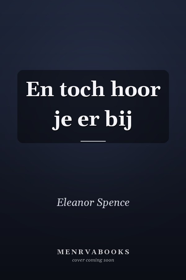 En toch hoor je er bij
