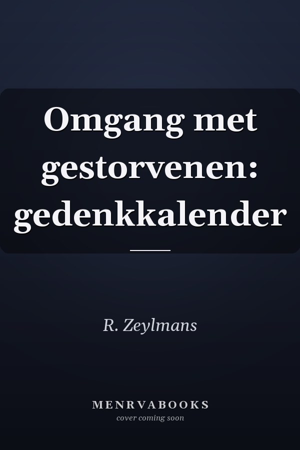 Omgang met gestorvenen: gedenkkalender