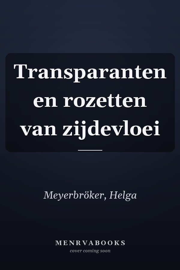Transparanten en rozetten van zijdevloei