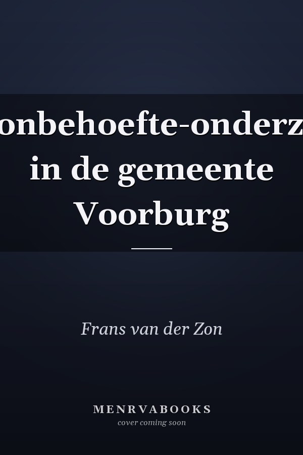 Woonbehoefte-onderzoek in de gemeente Voorburg