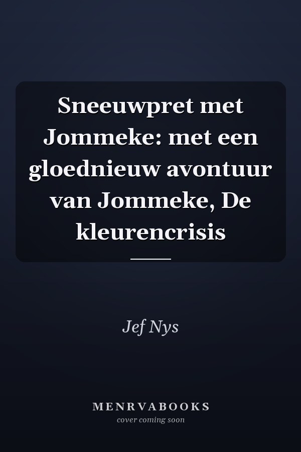 Sneeuwpret met Jommeke: met een gloednieuw avontuur van Jommeke, De kleurencrisis