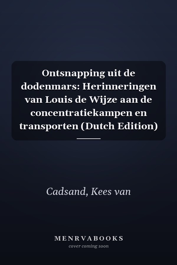Ontsnapping uit de dodenmars: Herinneringen van Louis de Wijze aan de concentratiekampen en transporten (Dutch Edition)