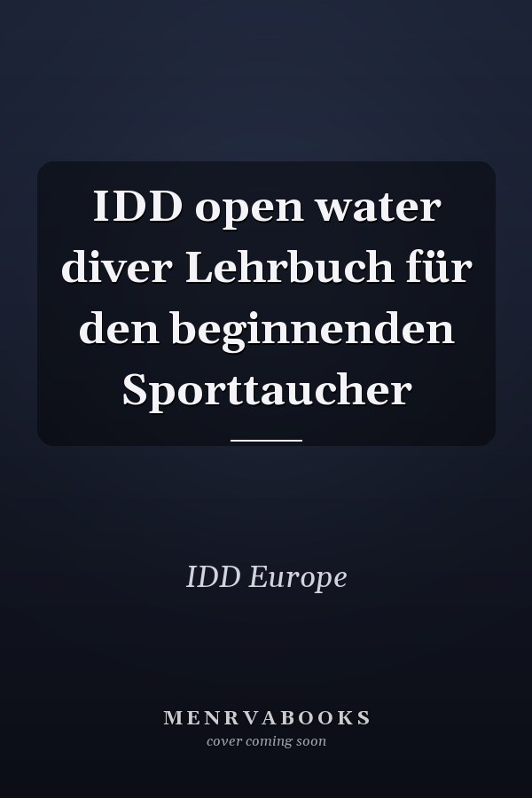 IDD open water diver Lehrbuch für den beginnenden Sporttaucher
