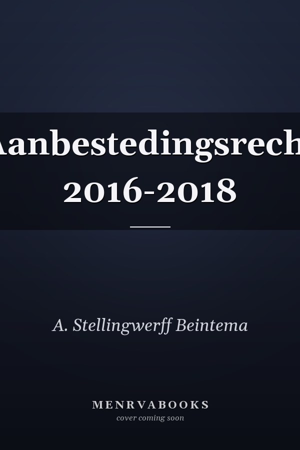 Aanbestedingsrecht 2016-2018