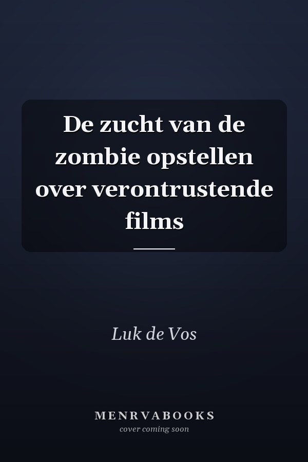 De zucht van de zombie opstellen over verontrustende films