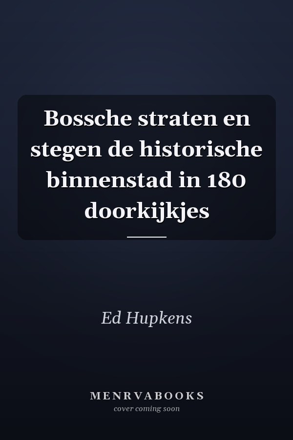 Bossche straten en stegen de historische binnenstad in 180 doorkijkjes