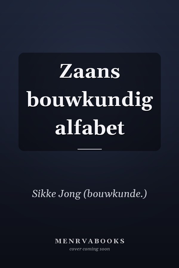 Zaans bouwkundig alfabet