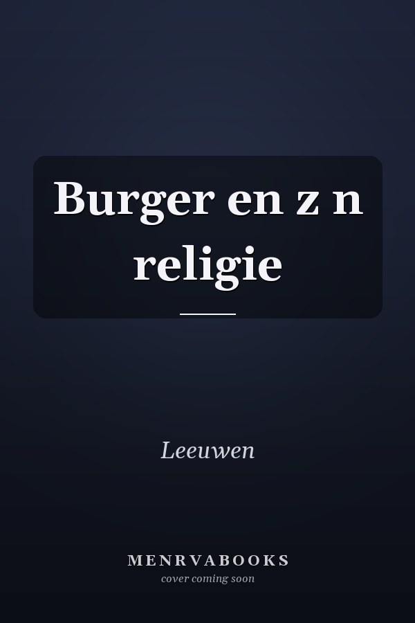 Burger en z n religie