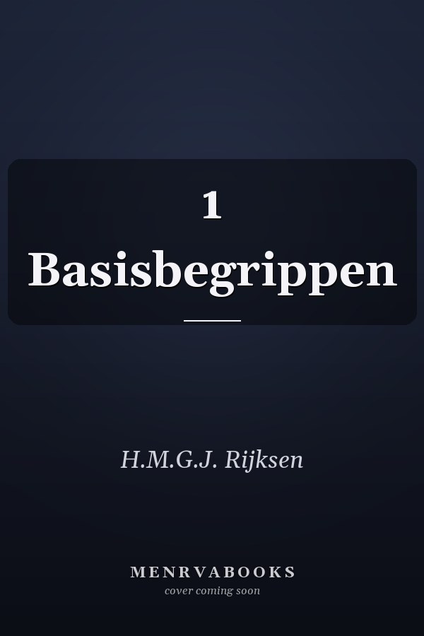 1 Basisbegrippen
